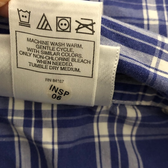 Walt Disney World Plaid Christmas Pajama Mickey Mouse Shirt S M blue white - Picture 13 of 13